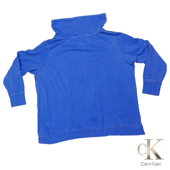 Calvin Klein PERFORMANCE Cowl Neck Crossover Hem Pullover Sweatshirt Siz… - Picture 7 of 16